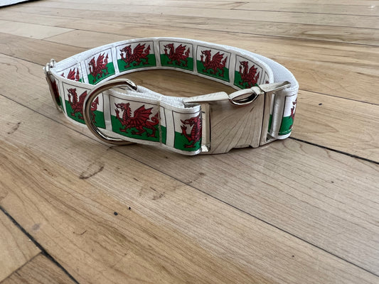 Welsh Flag Dog Collar
