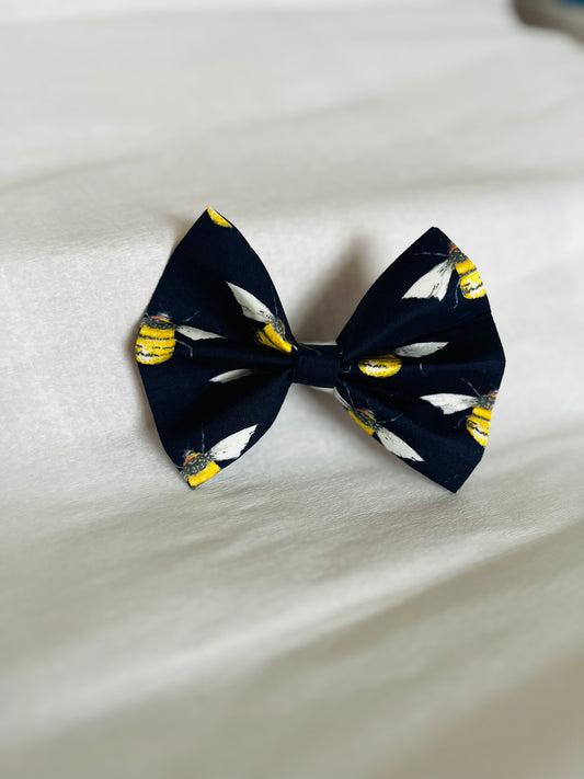 Bumble Bee Dog Bow Tie